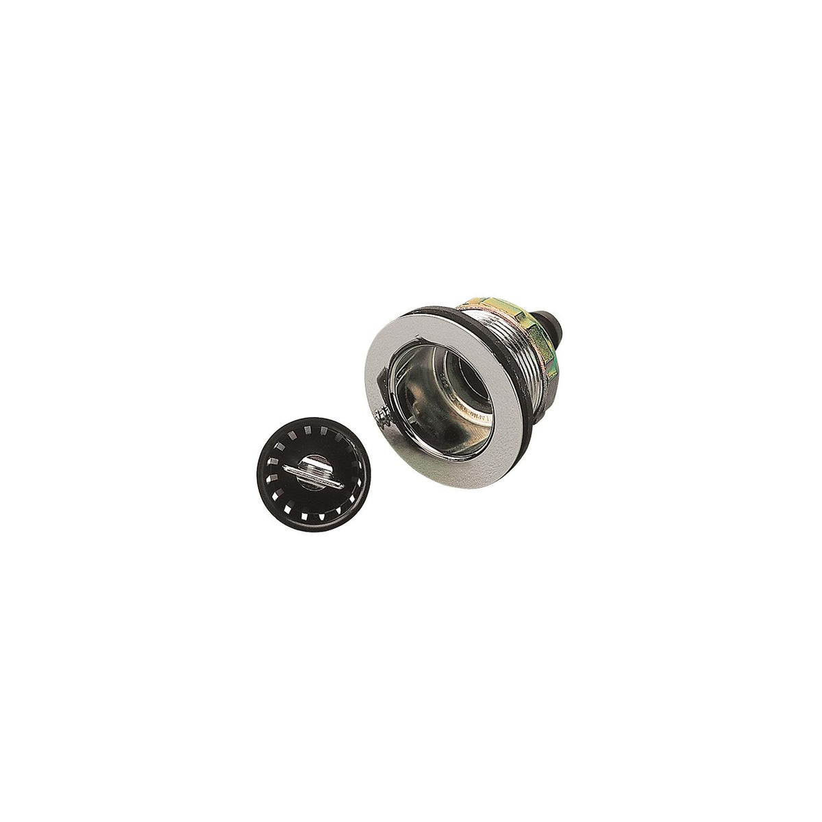SeaDog 517526 Straight 2″ Style Sink Drain with Strainer