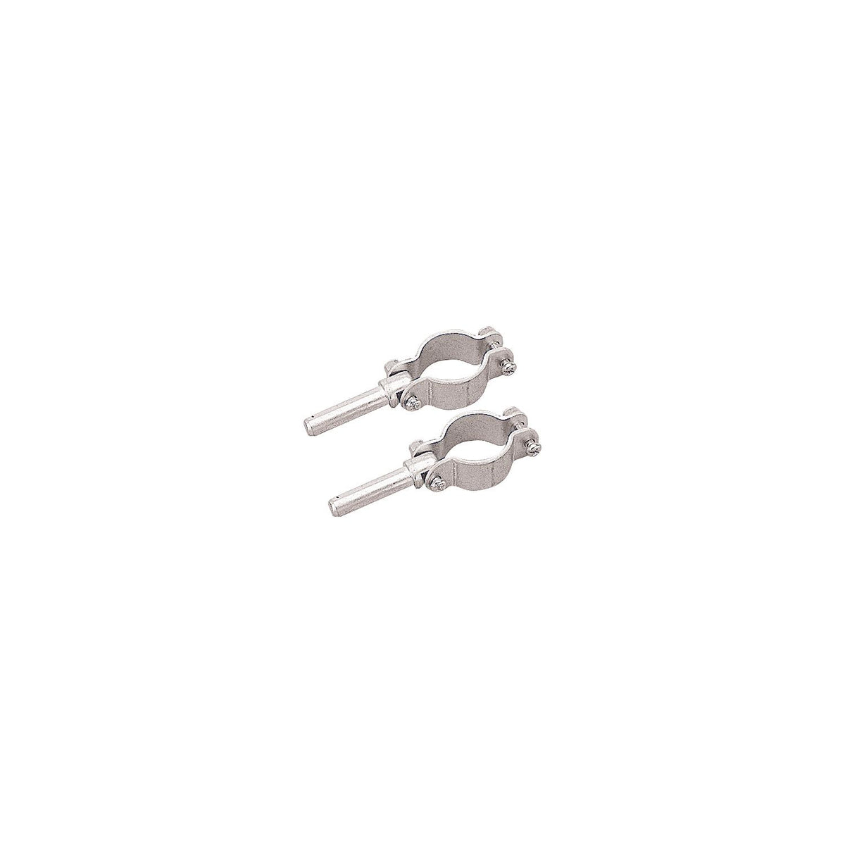 Zinc Plated Steel Clamp-On Oar Lock, Pair, 1/2″ Shaft