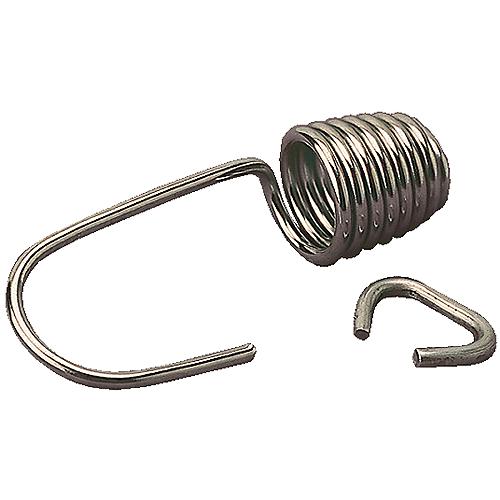 1/4″ Stainless Shock Cord Clip w/Crimp, Pair
