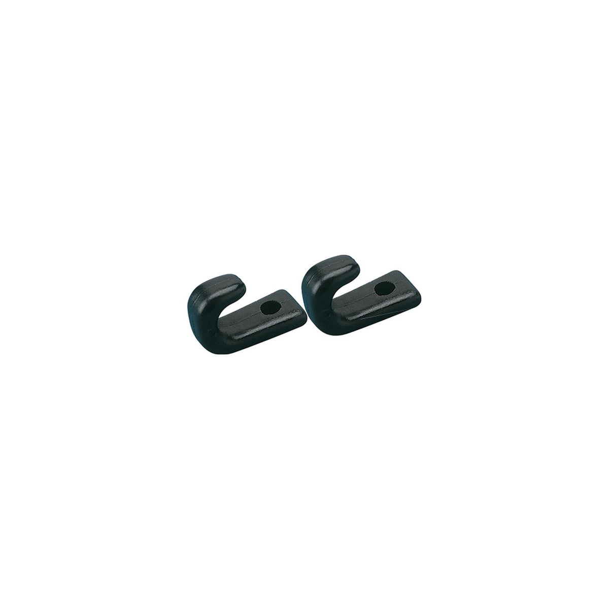 LASHING HOOK 1-HOLE BLK 5PK
