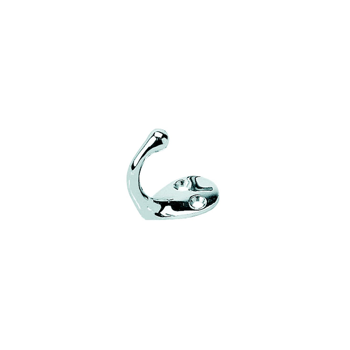 Sea-Dog 6715011 Single Coat Hook - Large, Chrome/Brass, pr.