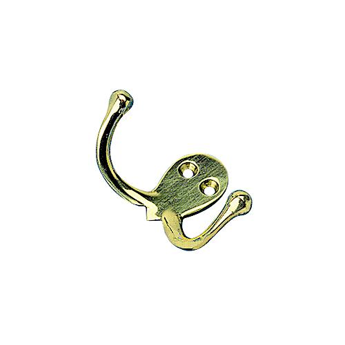 Sea-Dog 671515 Double Coat Hook - Brass