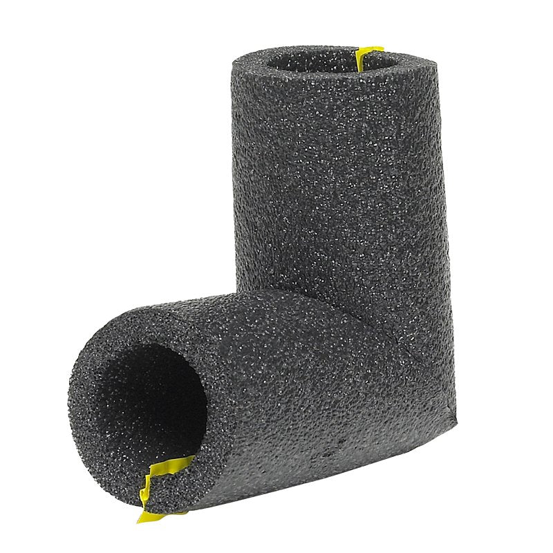Frost King 5ELB1H Elbow Pipe Insulation, 1 in Dia, Polyethylene Foam, 3/4, 1 in Pipe