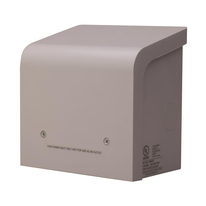 Reliance Controls PB Series 50 amps 120/240 V 1 space 1 circuits Surface Mount Power Inlet Box