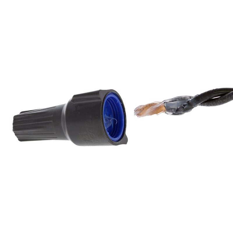 Ideal Industries Weatherproof 6-16 AWG Solid Copper/Stranded Wire Connector Gray 15 pk