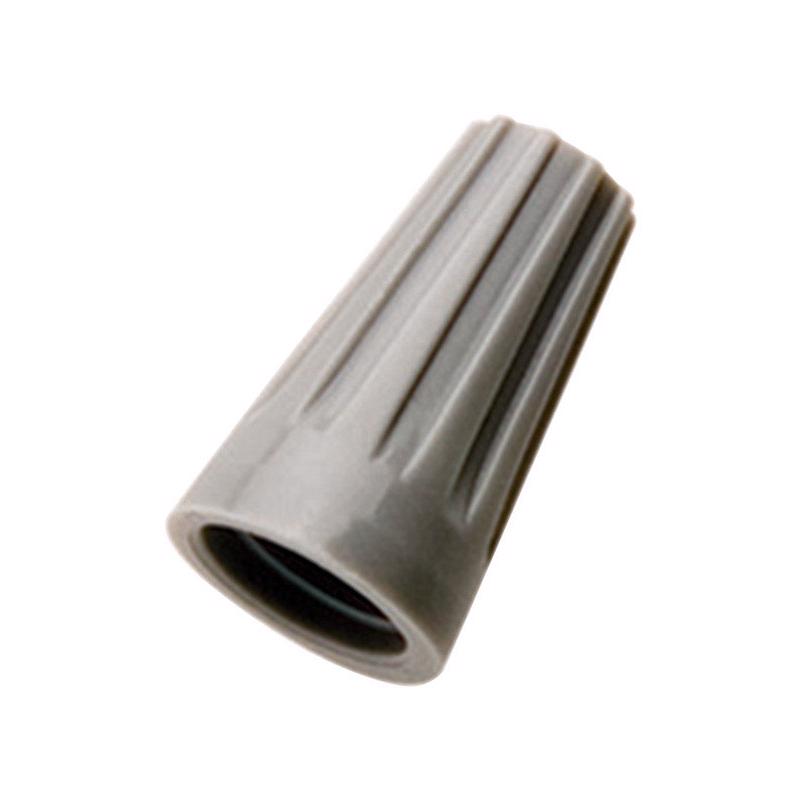 Ideal Industries Insulated Wire Connector Gray 100 pk