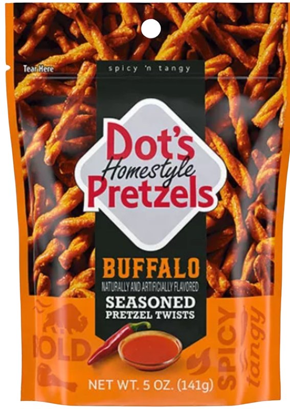Dot's Homestyle Pretzels 80148 Pretzel Twist Snack, 5 oz Bag, Pack of 10