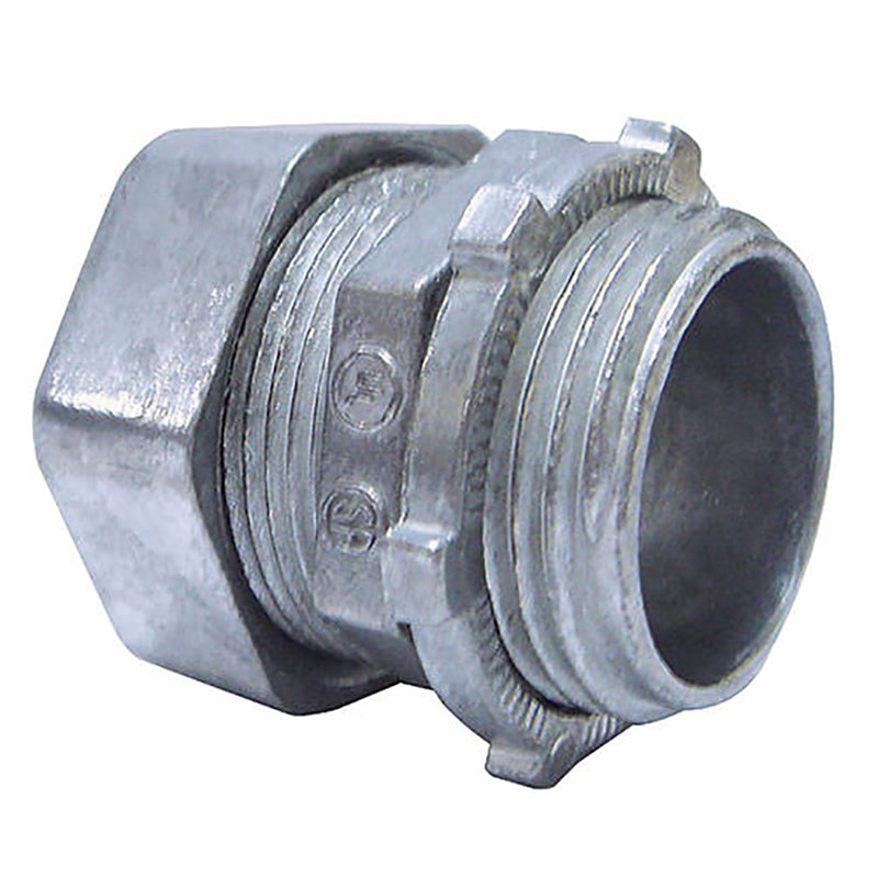 Sigma Engineered Solutions ProConnex 3/4 in. D Die-Cast Zinc Compression Connector For EMT 5 pk, Pack of 5