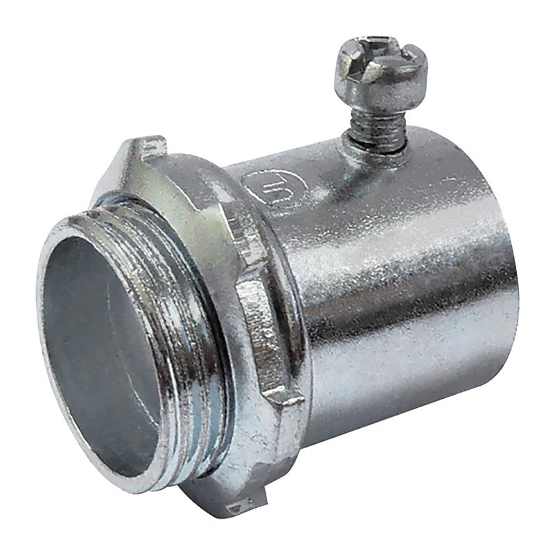 Sigma Engineered Solutions ProConnex 3/4 in. D Zinc-Plated Steel Compression Connector For EMT 1 pk, Pack of 12