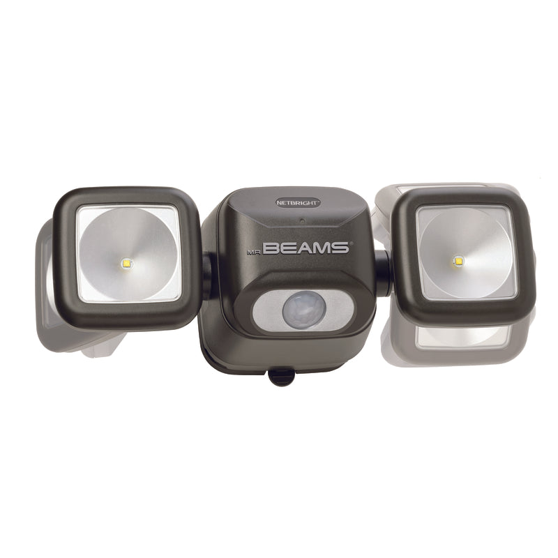 Mr. Beams High Performance Motion-Sensing Battery Powered LED Dark Brown Spotlight