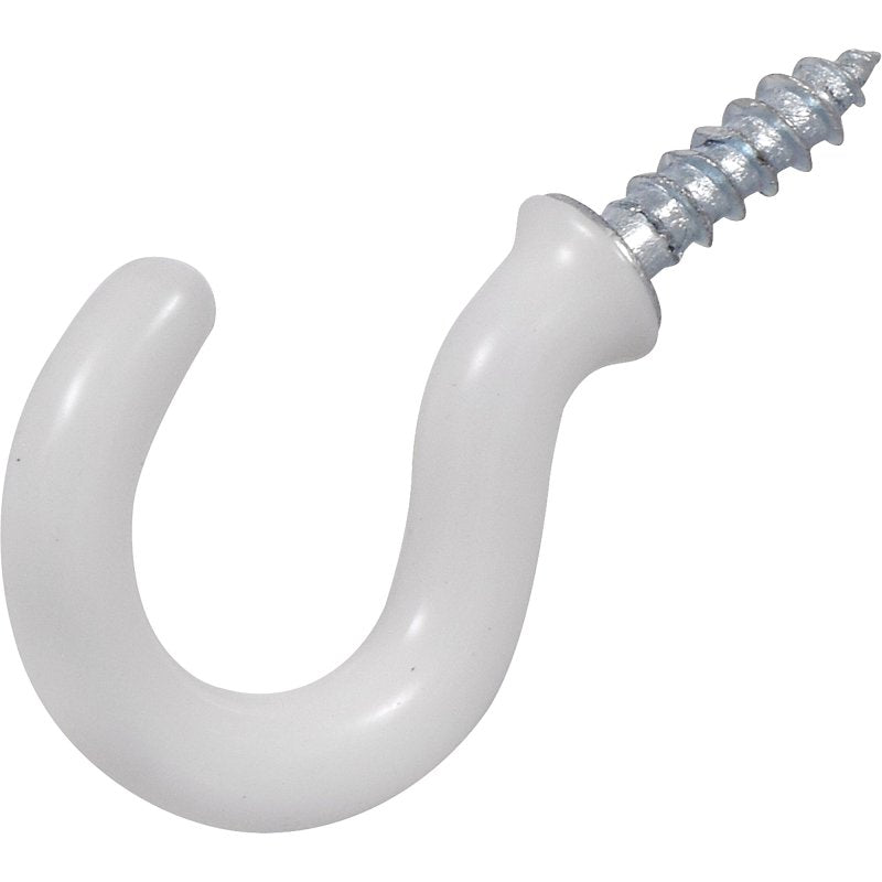 OOK 50352 Cup Hook, 7/8 in L, Vinyl-Coated