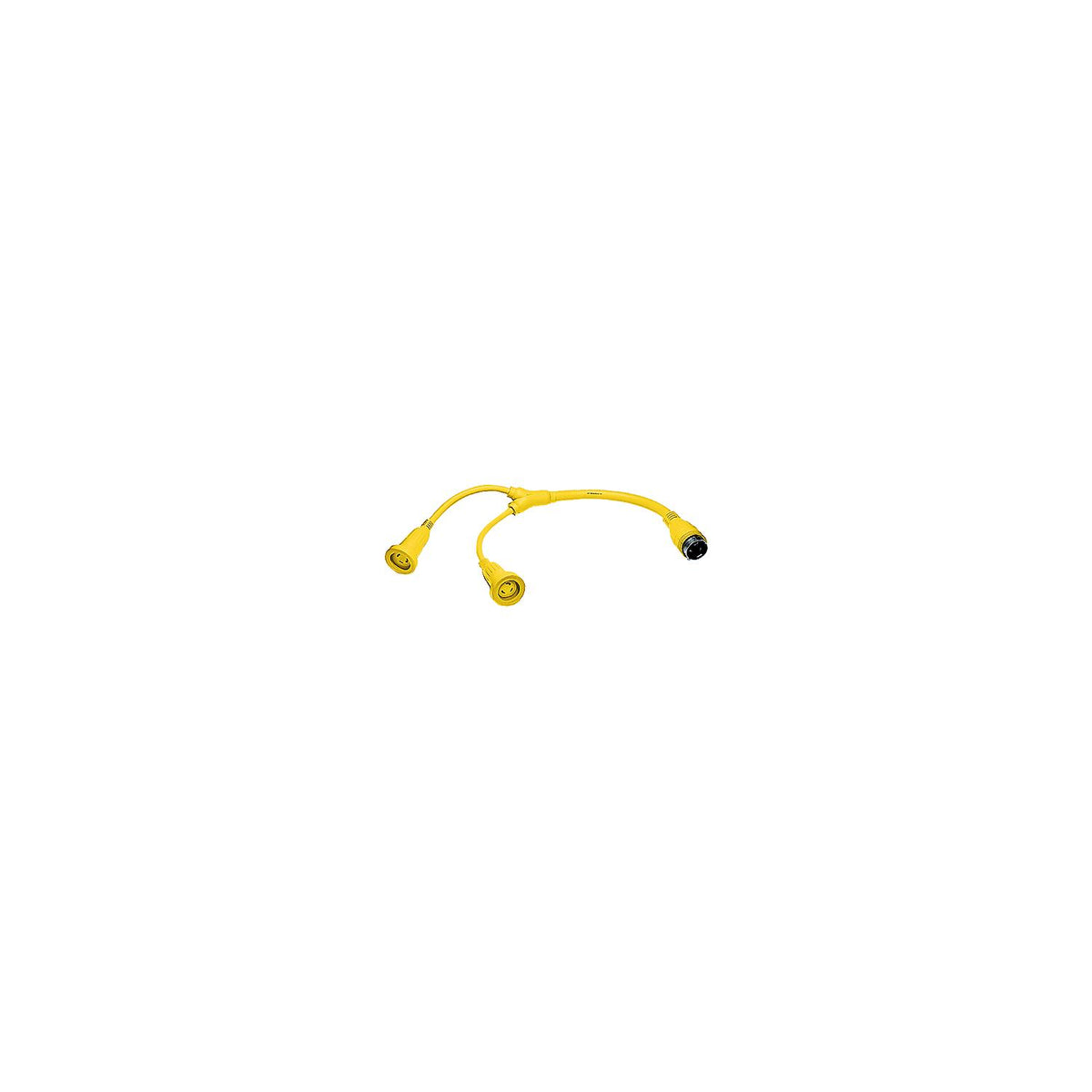 Hubbell Yellow ″Y″ Female to Male Adapter