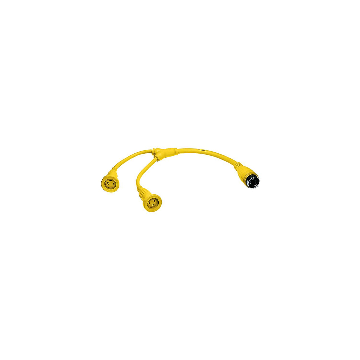 Hubbell Yellow ″Y″ Female to Male Adapter