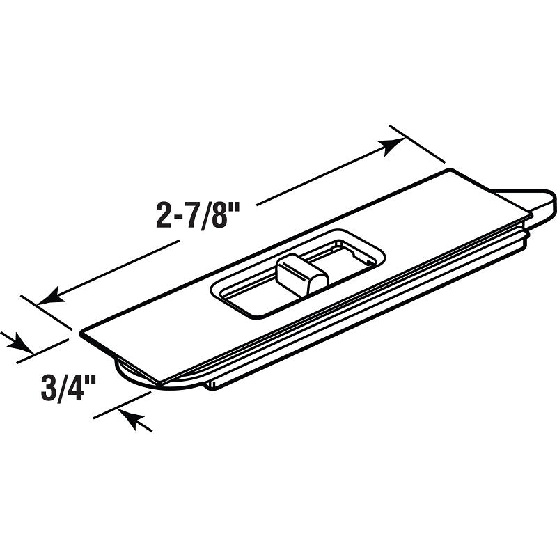Prime-Line F 2734 Tilt Latch, Plastic, Includes: (1) Left Hand Latch, (1) Right Hand Latch, Fastener
