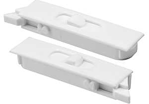 Prime-Line F 2749 Tilt Latch, Plastic, White, Pack of 6