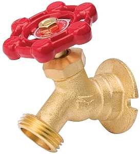 B & K 108-004HN Sillcock Valve, 3/4 x 3/4 in, FPT x Male Hose, Brass Body, 125 psi