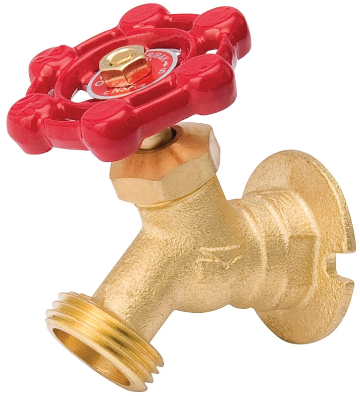 B & K 108-004HN Sillcock Valve, 3/4 x 3/4 in, FPT x Male Hose, Brass Body, 125 psi