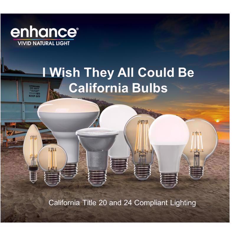 Feit Enhance A19 E26 (Medium) LED Bulb Daylight 40 Watt Equivalence 2 pk