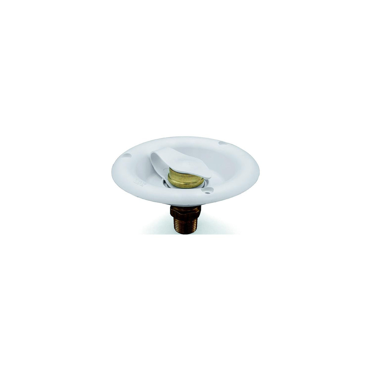 Thetford 94218 City Water Dish W/Brass Check Valve, Polar White