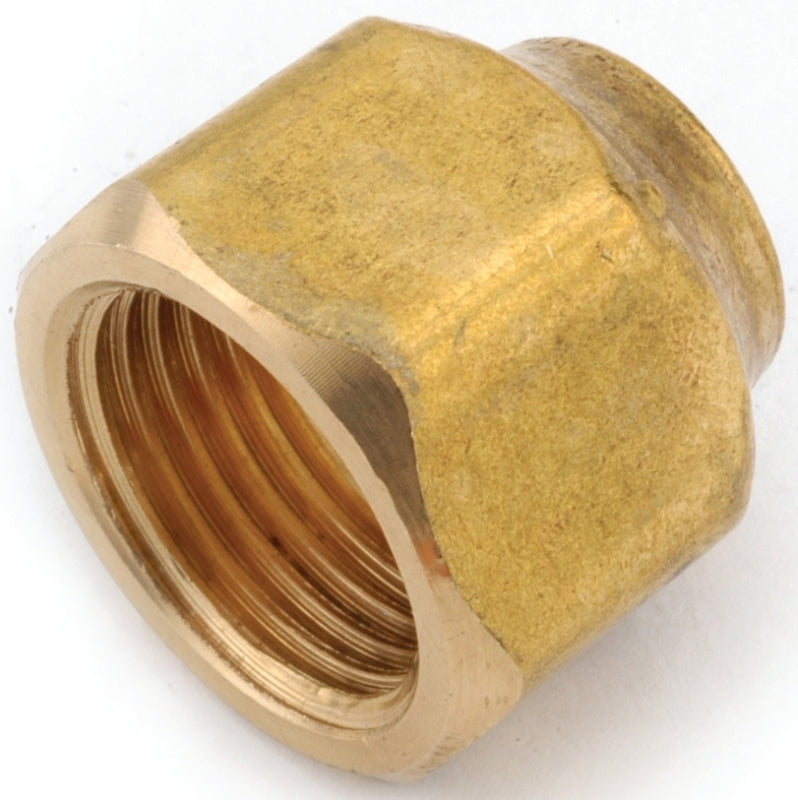 Anderson Metals 754020-0604 Nut, 3/8 x 1/4 in, Flared, Brass