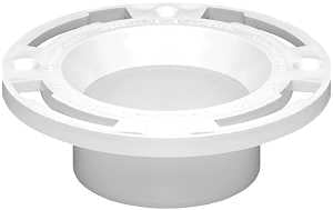 Oatey 43525 Closet Flange, 3, 4 in Connection, PVC, White