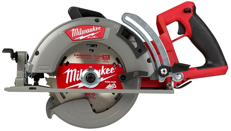 Milwaukee M18 FUEL Series 2930-20 Circular Saw, Tool Only, 7-1/4 in Dia Blade, 2-5/8 in Cutting Capacity, 53 deg Bevel