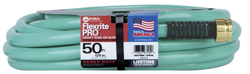 Swan FXP58050 Garden Hose, 50 ft L, Female