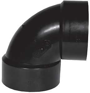 IPEX 027125 Pipe Elbow, 3 in, Hub, 90 deg Angle, SCH 40 Schedule