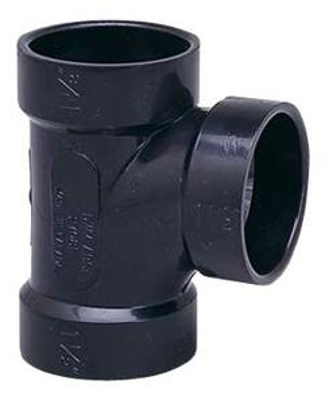 IPEX 027083 Sanitary Pipe Tee, 3 in, Hub, ABS, SCH 40 Schedule, For: Drain, Waste and Vent System
