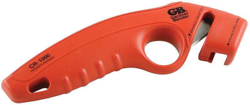 Gardner Bender CR-1000 Cable Stripper, 6 to 14 AWG Wire, 4 in OAL, 6 to 14 AWG Stripping