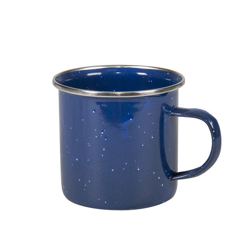 Stansport 15985 Coffee Mug, 12 oz Capacity, Stainless Steel, Blue, Pack of 6
