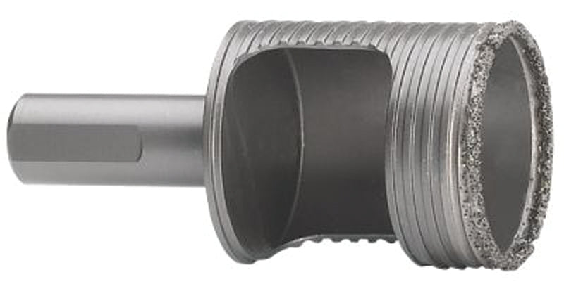 Lenox Diamond 1211416DGDS Hole Saw, 1 in Dia, 1-1/8 in D Cutting, 3/8 in Arbor, Diamond Cutting Edge