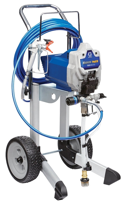 Graco 17G180 Electric TrueAirless Sprayer, 0.875 hp, 50 ft L Hose, 0.019 in Tip, 1/4 in Dia Hose, 0.38 gpm, 3000 psi