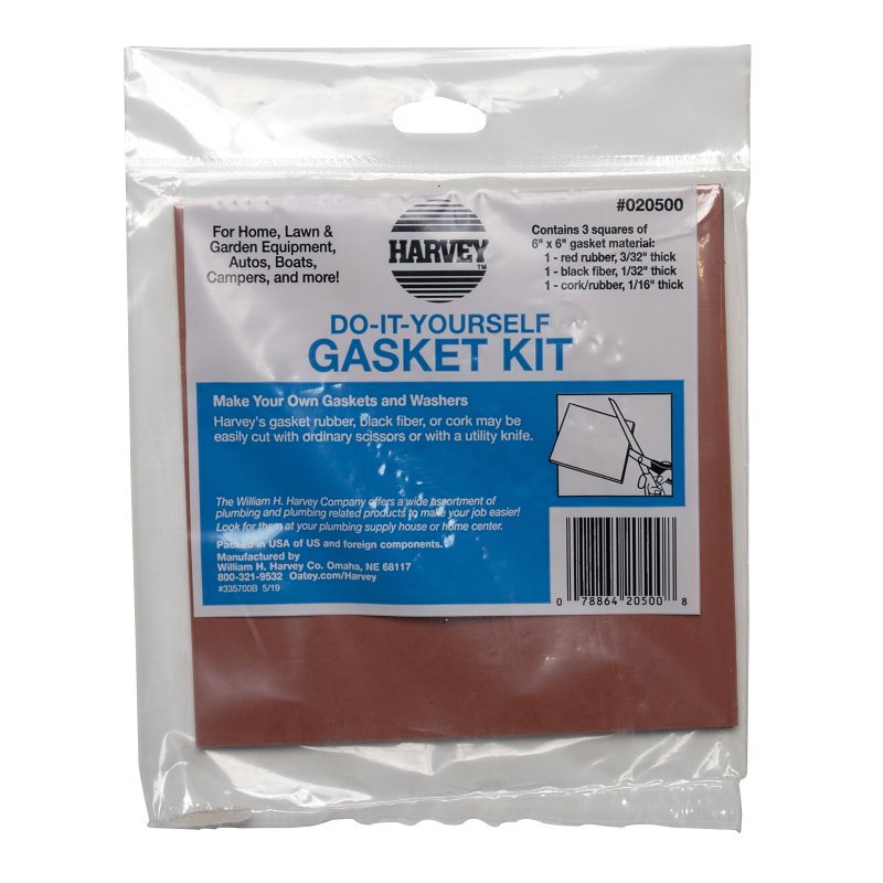 Harvey 20500 Gasket Kit, Cork/Fiber/Rubber