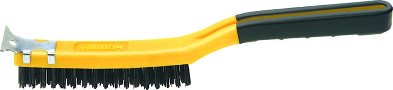 ALLWAY SB319 Wire Brush, Carbon Steel Bristle, 14 in OAL