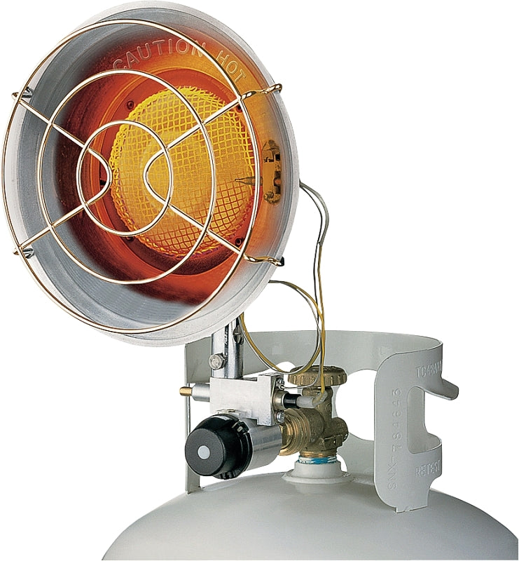 Reddy Heater Single Tank Top Heater, 9K/13K/15K BTU, Liquid Propane, Safety Tip Over, Steel, Silver