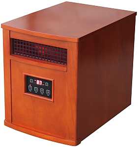 Comfort Glow QEH1500 Electric Heater, 15 A, 120 V, 1500 W, 5120 Btu, Dimensions : 18.7 in L x 13.2 in W x 17.6 in H