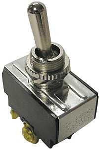Gardner Bender GSW-10 Series Toggle Switch, 1-Poles, 125/250 V, SPST, Screw Terminal