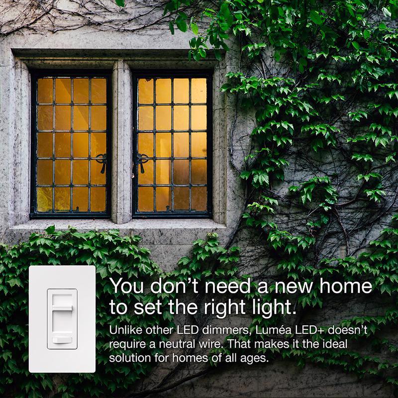 Lutron Lumea Ivory 150 W 3-Way Dimmer Switch 1 pk