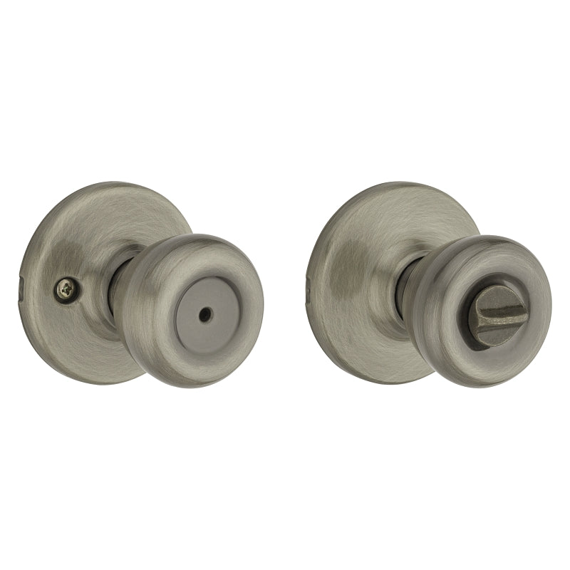 Kwikset 300T 5RCLRCSBX Privacy Lockset, Antique Brass
