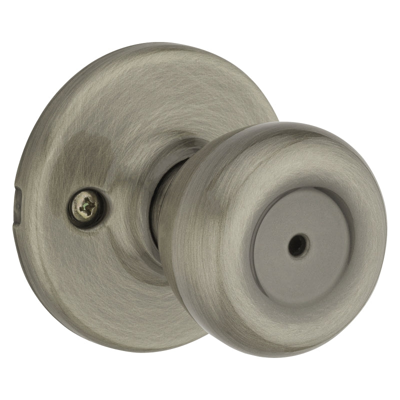 Kwikset 300T 5RCLRCSBX Privacy Lockset, Antique Brass
