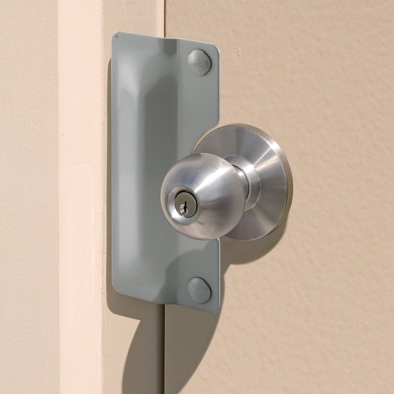 Defender Security U 9500 Latch Shield, 7 in L, 3 in W, Steel