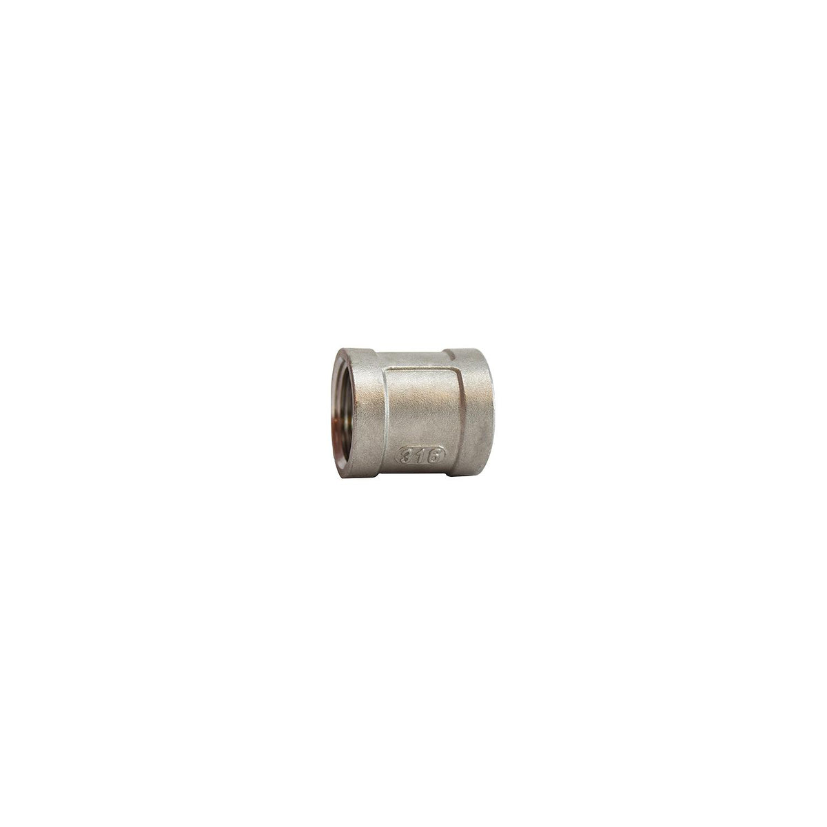 74416 316 Stainless Steel Coupling, 1-1/4″