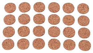 ProSource FE-50700-PS Furniture Pad, Cork, Wood, 1/2 in Dia, 5/64 in Thick, Round
