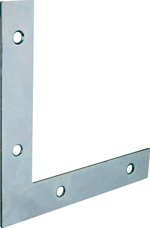 ProSource FC-Z04-013L Corner Brace, 4 in L, 4 in W, 5/8 in H, Steel, Zinc-Plated, 1.8 mm Thick Material, Pack of 10