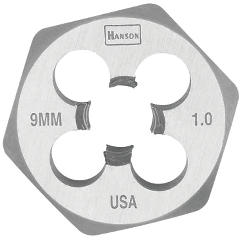 Irwin Hanson 9736 Metric Die, M9-1 Thread, Right Hand Thread, HCS