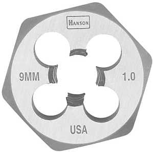 Irwin Hanson 9736 Metric Die, M9-1 Thread, Right Hand Thread, HCS