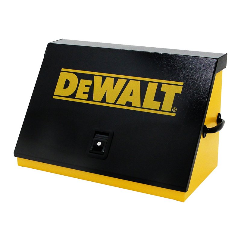 Quality Craft DXTB30BY Triangle Tool Box, Black/Yellow, 30 x 15 in Outside