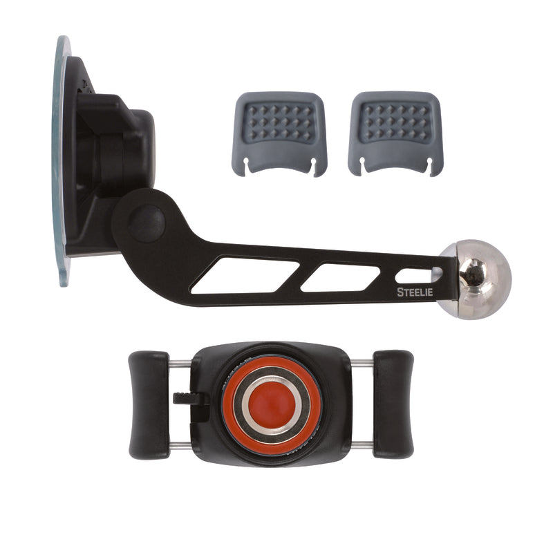 Nite Ize Steelie Black/Silver Windshield Cell Phone Mount For All Mobile Devices