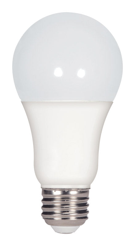 Satco A19 E26 (Medium) LED Bulb Cool White 75 Watt Equivalence 1 pk, Pack of 6